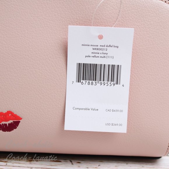 NWT Disney x Kate Spade Minnie Mouse Duffle Bag - Picture 9 of 13